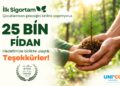 UNICO SİGORTA’DAN ÜÇ YILDA 65 BİN FİDAN BAĞIŞI
